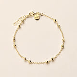 Najo - Mattina Anklet Yellow Gold Plated