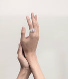 Stolen Girlfriends Club - Claw Ring Pink Opal
