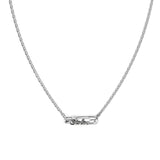 Stolen Girlfriends Club - Scripted Pin Necklace Silver