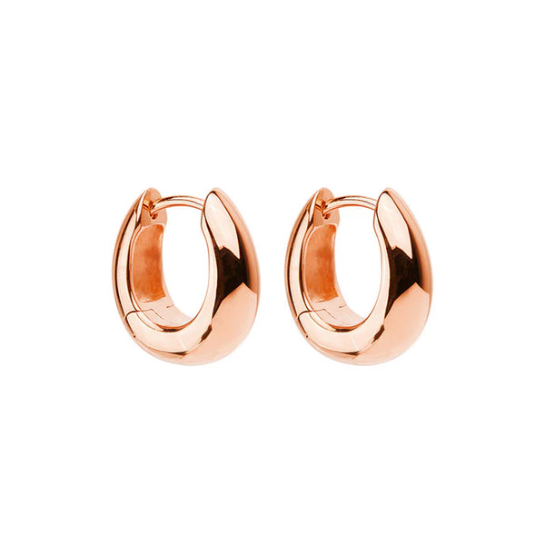 Najo - Arco Huggie Earrings Rose Gold