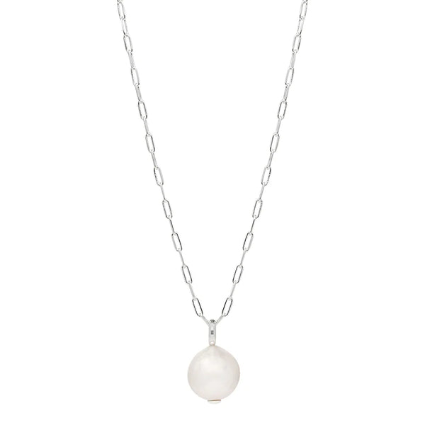 Najo - Moonpool Pearl Necklace Silver