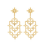 Lindi Kingi Stardust Earrings - Gold Plate