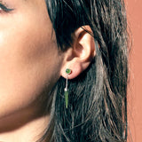 Nick Von K - Pounamu Dot Dash Earrings