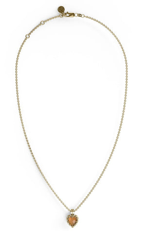 Stolen Girlfriends Club - Love Claw Necklace Gold Plated Citrine