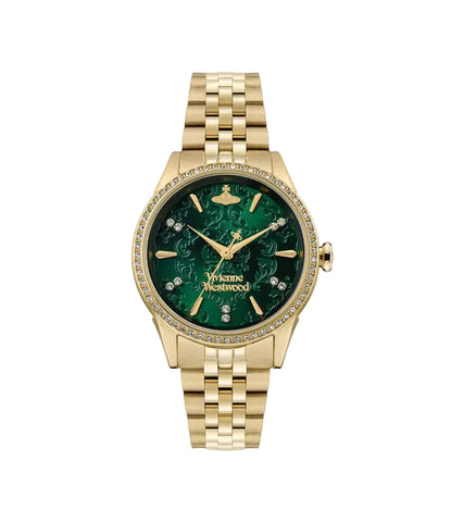 Vivienne Westwood - Little Wallace Watch Green Dial Gold Case