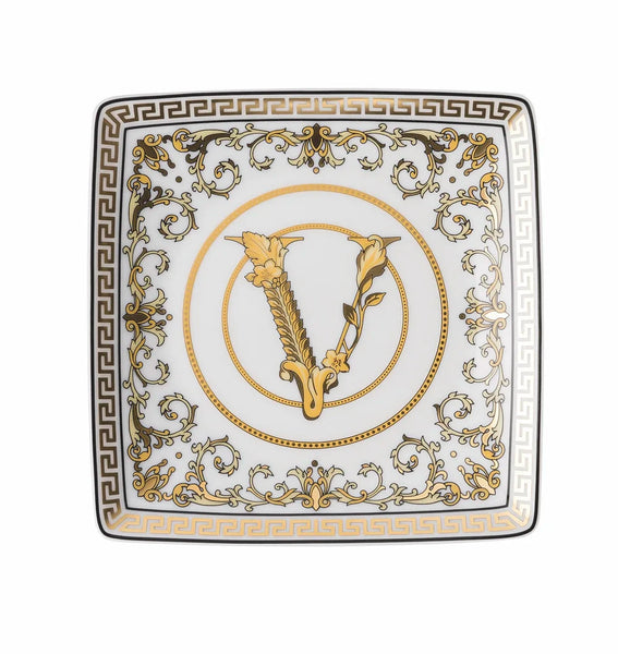 Versace - Virtus Gala White Square Trinket Dish