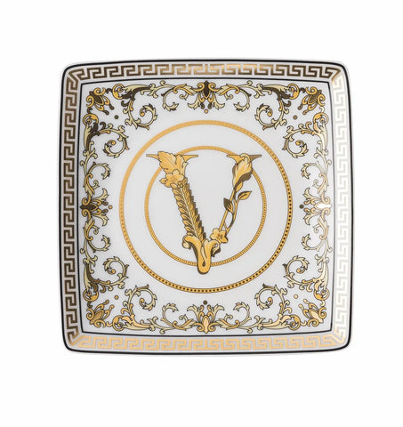 Versace - Virtus Gala White Square Trinket Dish