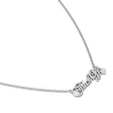Stolen Girlfriends Club - F*ck Off Script Necklace Silver