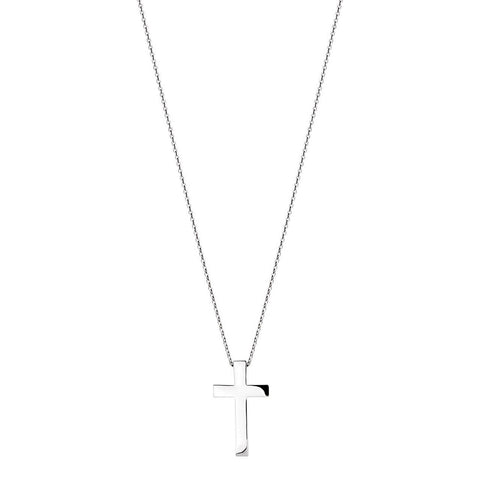 Najo - The Cross Mens Silver Necklace