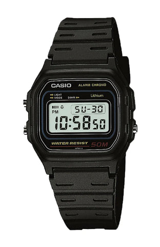 CASIO - CLASSIC BLACK DIGITAL WATCH