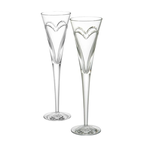Waterford - Celebration Love Flutes Set Of 2