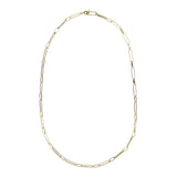 Brent Weatherall - 9ct Yellow Gold paper Link Necklace 45cm