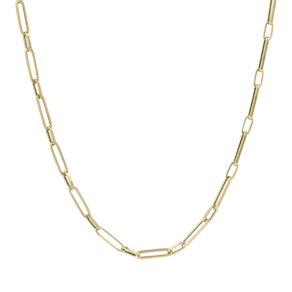 Brent Weatherall - 9ct Yellow Gold paper Link Necklace 45cm