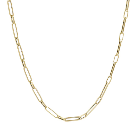 Brent Weatherall - 9ct Yellow Gold paper Link Necklace 45cm