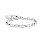 Thomas Sabo CHARMISTA - Silver Belcher Bracelet with Charmista Coin