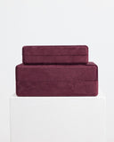 Meadowlark - Velvet Jewellery Box Merlot Large