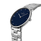 NordGreen - Native Navy & Silver Watch