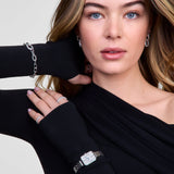 Daniel Wellington - Quadro Roman Numerals Date 5-link Silver