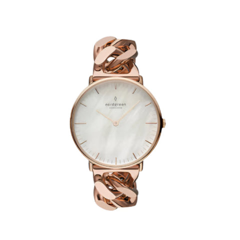 NordGreen - Native Rose Gold Mother Of Pearl Watch