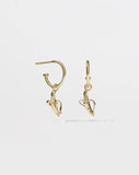 Meadowlark - Banana Signature Hoops Gold Plated