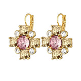 Dyrberg/Kern - Batti Gold Earrings Golden/Rose