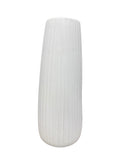 Vase - Ceramic White Tall Vase