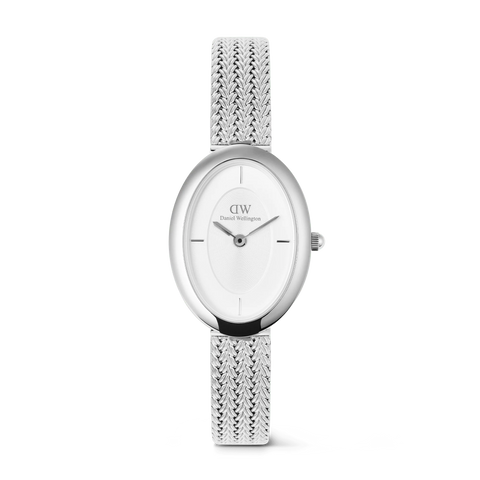 Daniel Wellington - Juliette Braided Mesh White Sunray Silver
