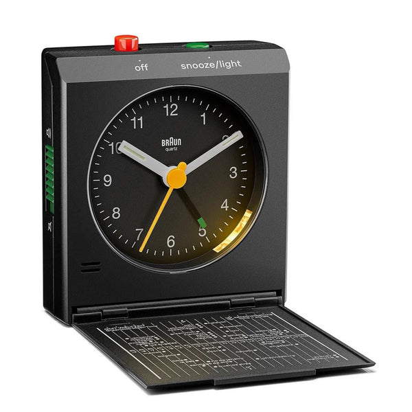 Braun - Classic Travel Alarm Clock Black