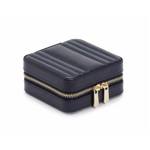 Wolf -  Maria Small Zip Jewelry Case Navy