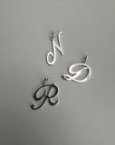 Meadowlark - Cursive Letter Charm Necklace "C" Sterling Silver