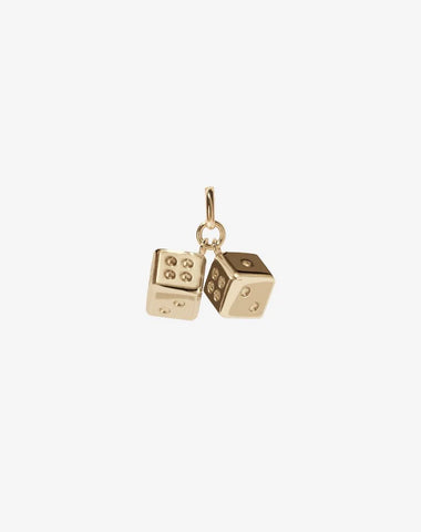 Meadowlark - Dice Charm Gold Plated