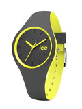 Ice Watch - Duo Acid Yellow & Gunmetal Small Watch