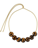 Edblad - Aura Necklace Maxi Gold & Brown