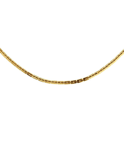 Edblad - Square Link 42cm Necklace Gold