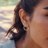 Edblad - Daphne Studs Front & Back