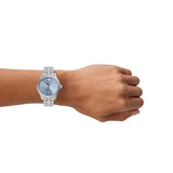 Emporio Armani - Emporio Armani Round Blue Dial Watch