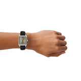 Emporio Armani - Vintage Design Rectangle Watch With Brow Strap