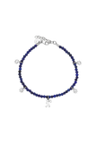 Karen Walker - Lapis Runaway Charm Bracelet Silver