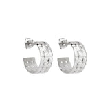 Najo - Weave Stud Hoop Earring