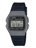 Casio - Digital Square Face Silver Case/Black Face