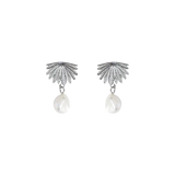 Boh Runga - Fantail Pearl Studs