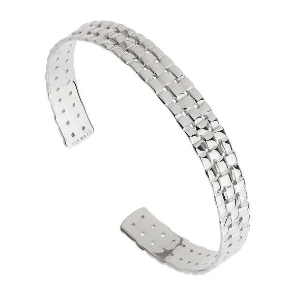 Najo - Weave Cuff 60mm Silver