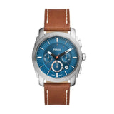 Fossil - Machine Chronograph Brown Leather Watch