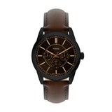 Fossil - Pearson Men's Black & Dark Brown Watch