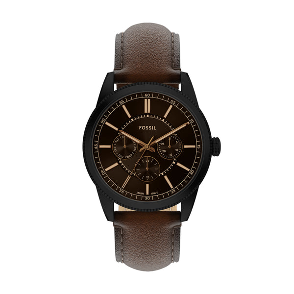 Fossil - Pearson Men's Black & Dark Brown Watch
