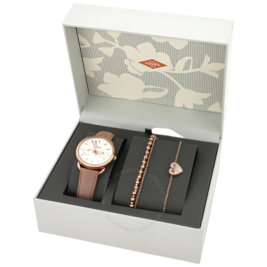 Fossil - Ladies Rose Gold Set