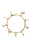 Karen Walker - Full Adventure Charm Bracelet 9ct Yellow Gold