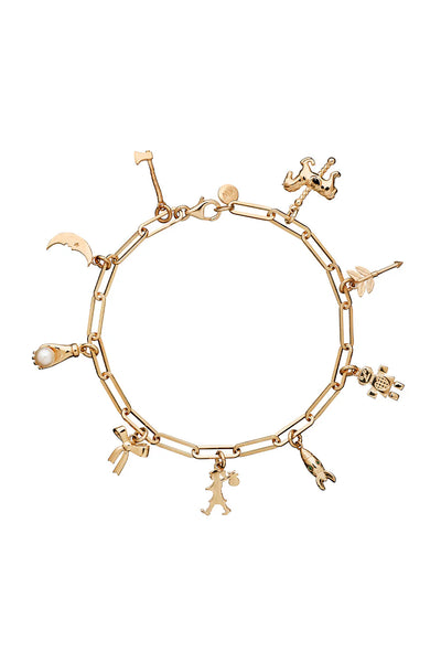 Karen Walker - Full Adventure Charm Bracelet 9ct Yellow Gold