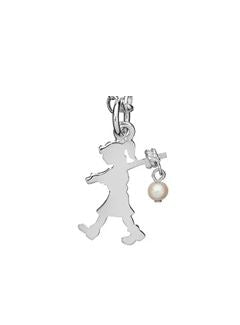 Karen Walker - Girl With A Pearl Charm Silver