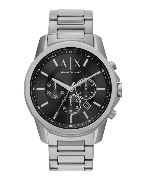 Armani Exchange - Chronograph Black Silver Watch